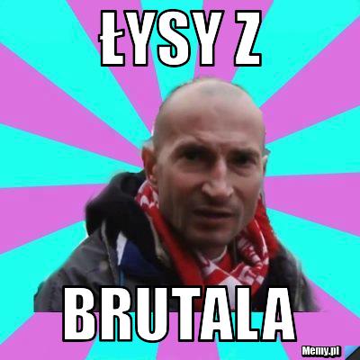 Łysy z brutala