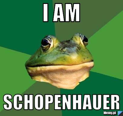 I am  Schopenhauer 