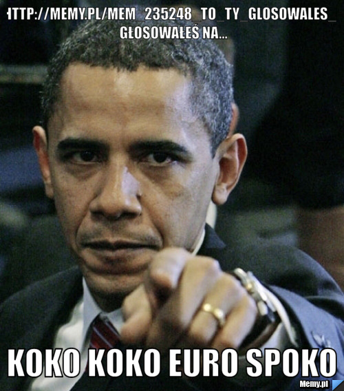 To http://memy.pl/mem_235248_to_ty_glosowales_nay głosowałeś na... koko koko euro spoko