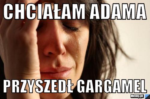 Chciałam Adama Przyszedł gargamel