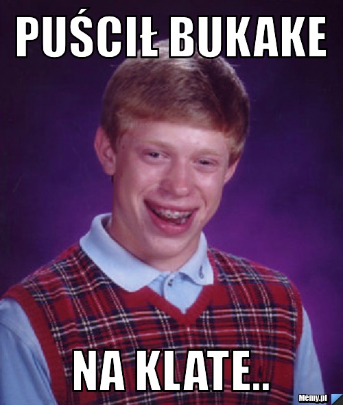 Puścił bukake na klate..