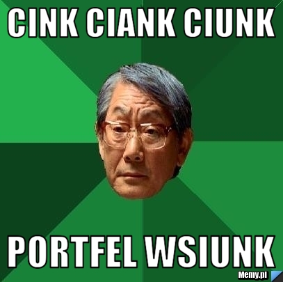 Cink ciank ciunk portfel wsiunk