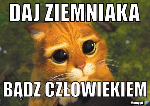 Daj ziemniaka bądz człowiekiem