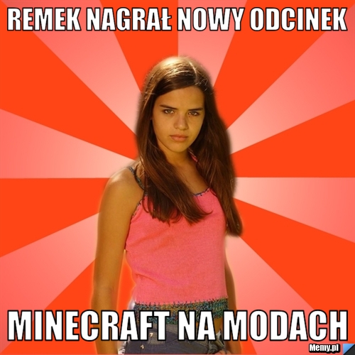 Remek nagrał nowy odcinek minecraft na modach