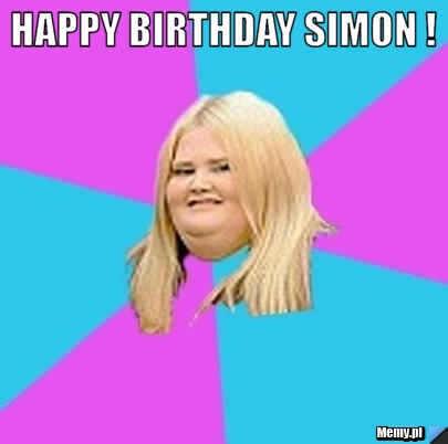 Happy Birthday Simon ! 