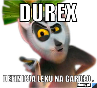 DUREX  definicja leku na gardło .
