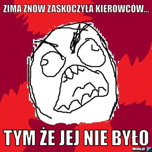 Zima znów zaskoczyła kierowców... tym że jej nie było