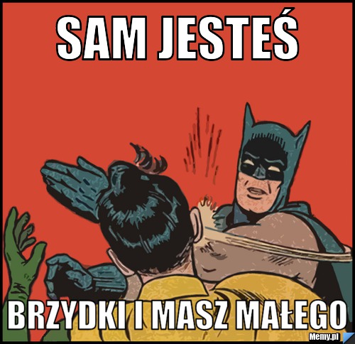 Sam jesteś brzydki i masz małego