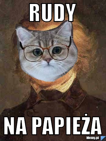 RUDY  NA PAPIEŻA