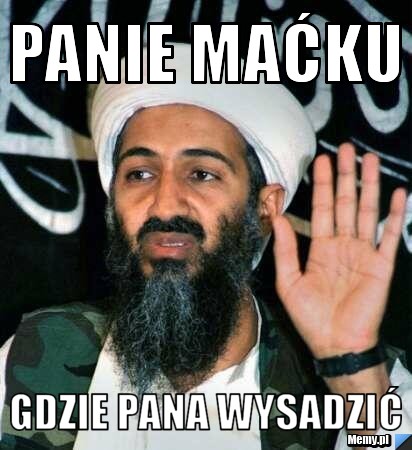 PANIE MAĆKU GDZIE PANA WYSADZIĆ