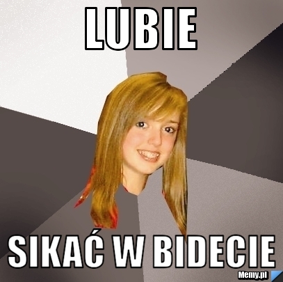 Lubie sikać w bidecie