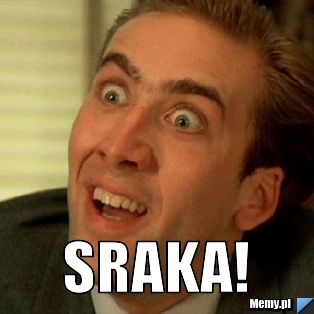  sraka!