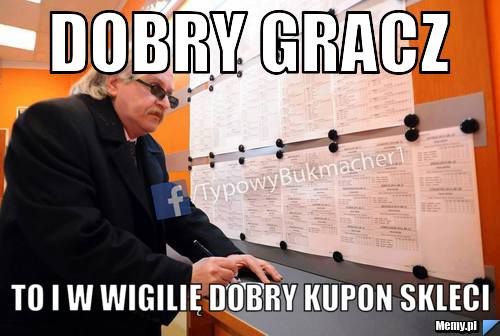 Dobry gracz To i w Wigilię dobry kupon skleci