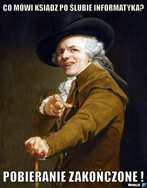 Co mówi ksiądz po ślubie informatyka? pobieranie zakończone !