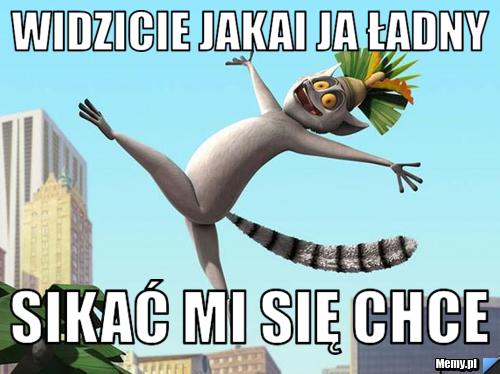 WIDZICIE JAKAi ja ładny sikać mi się chce