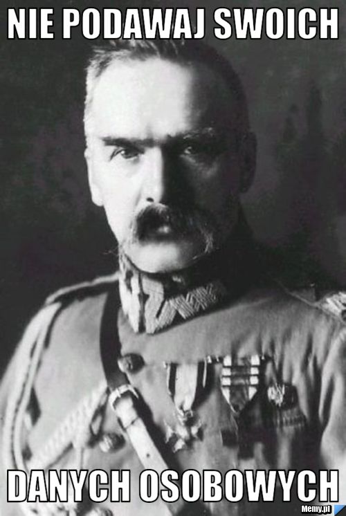 Nie podawaj swoich danych osobowych 