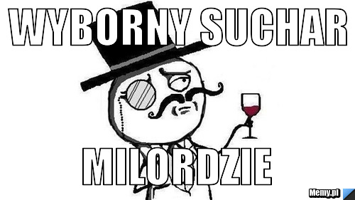 WYBORNY SUCHAR MILORDZIE